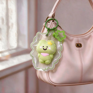 Green frog squishy with a small crown detail.